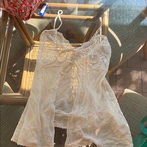 Victoria’s Secret white Babydoll lingerie small